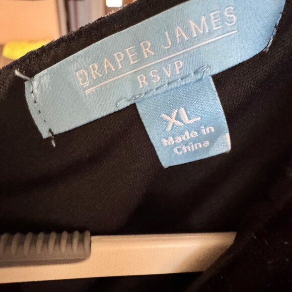 Draper James RSVP Black Ribbon Bow Tie dress with Pockets - Picture 5 of 6